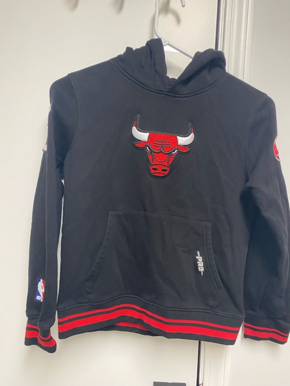 Chicago Bulls Kids Black Pullover Hoodie